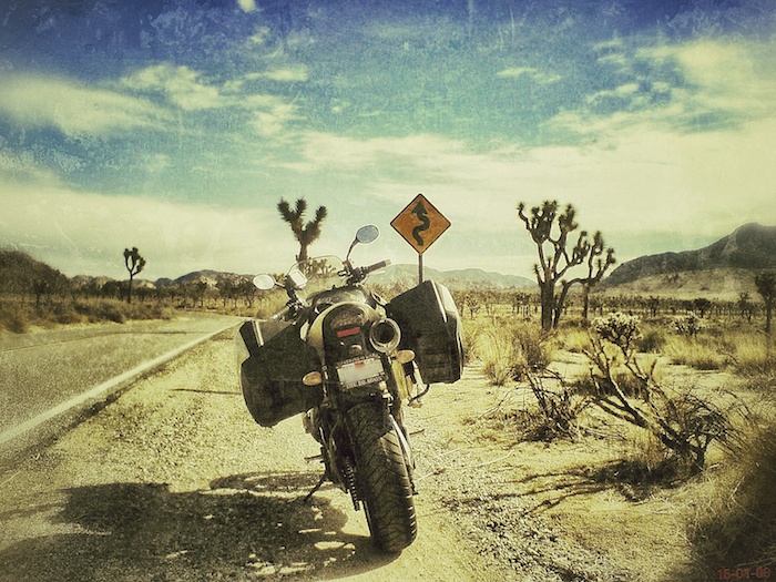 road trip moto en solo